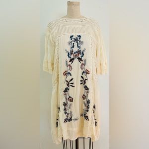 Free People embroidered dress